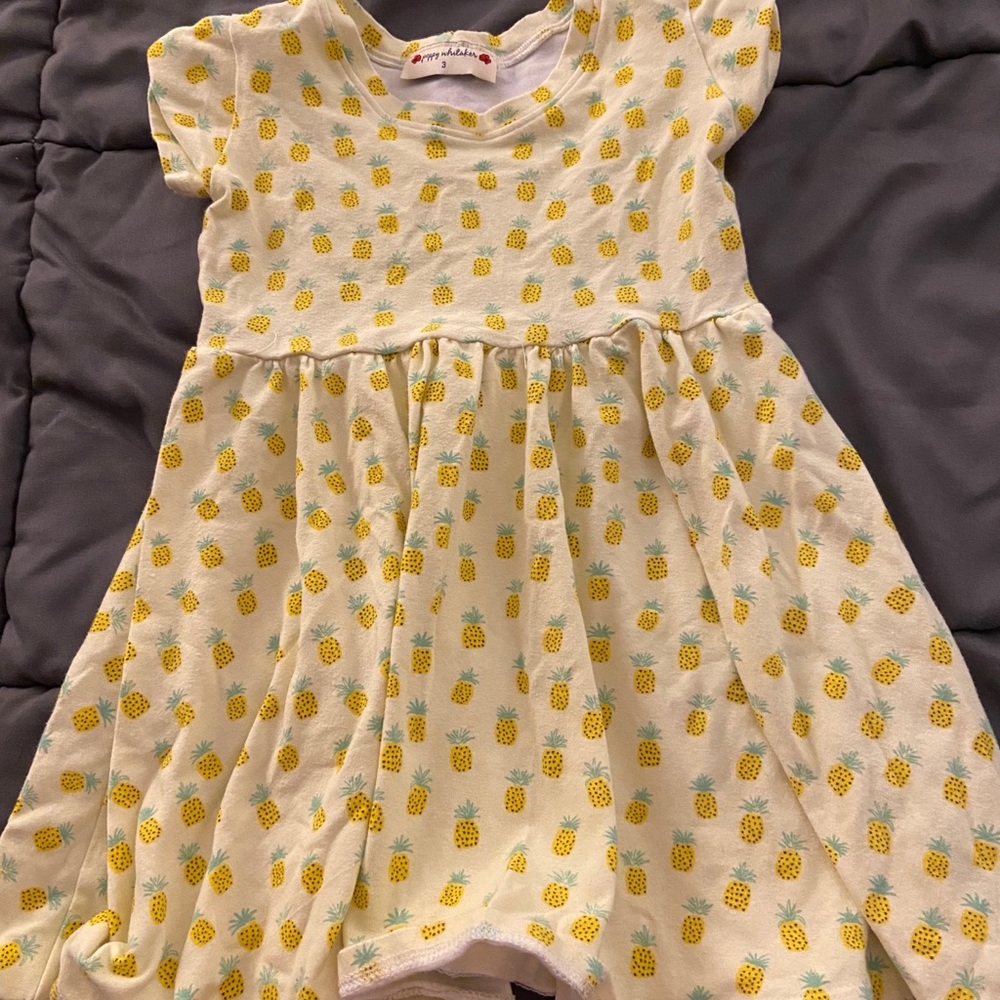Poppy Whitaker Size 3 Pineapple dress